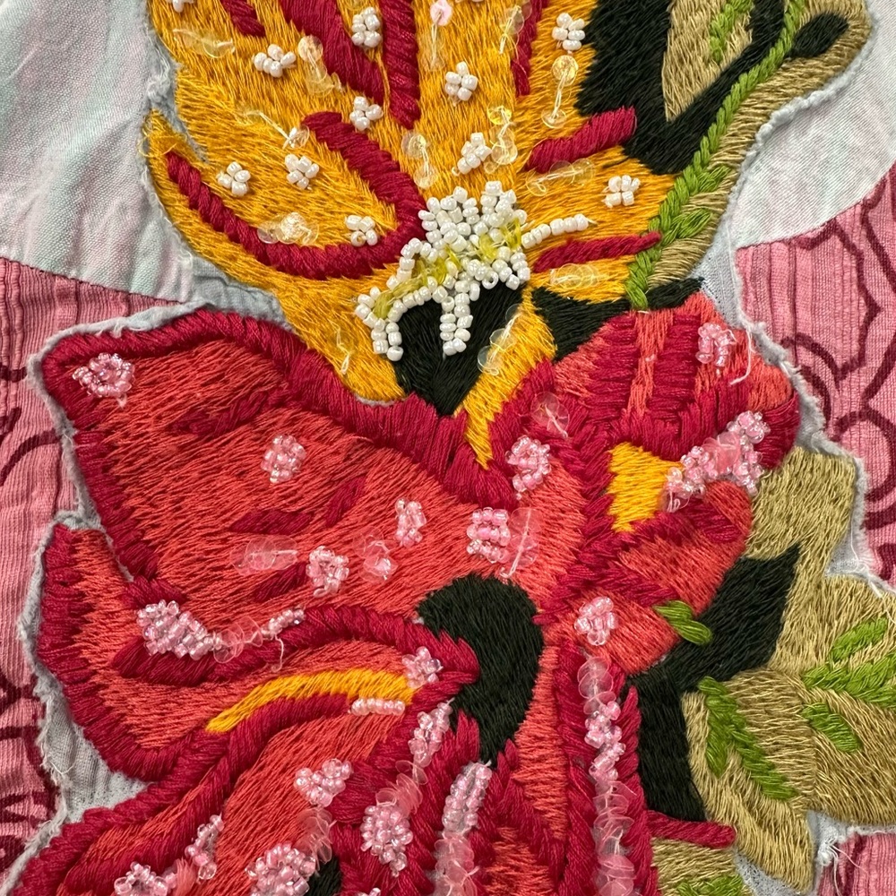 2005 Anthro Patchwork Boho Skirt By Aquarius - image 7